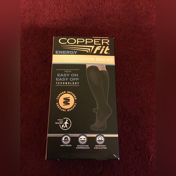 copper fit Accessories Copper Fit Energy Compression Socks Sz Lxl